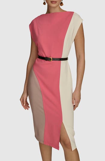 Donna Karan New York Colorblock Sheath Dress | Nordstrom