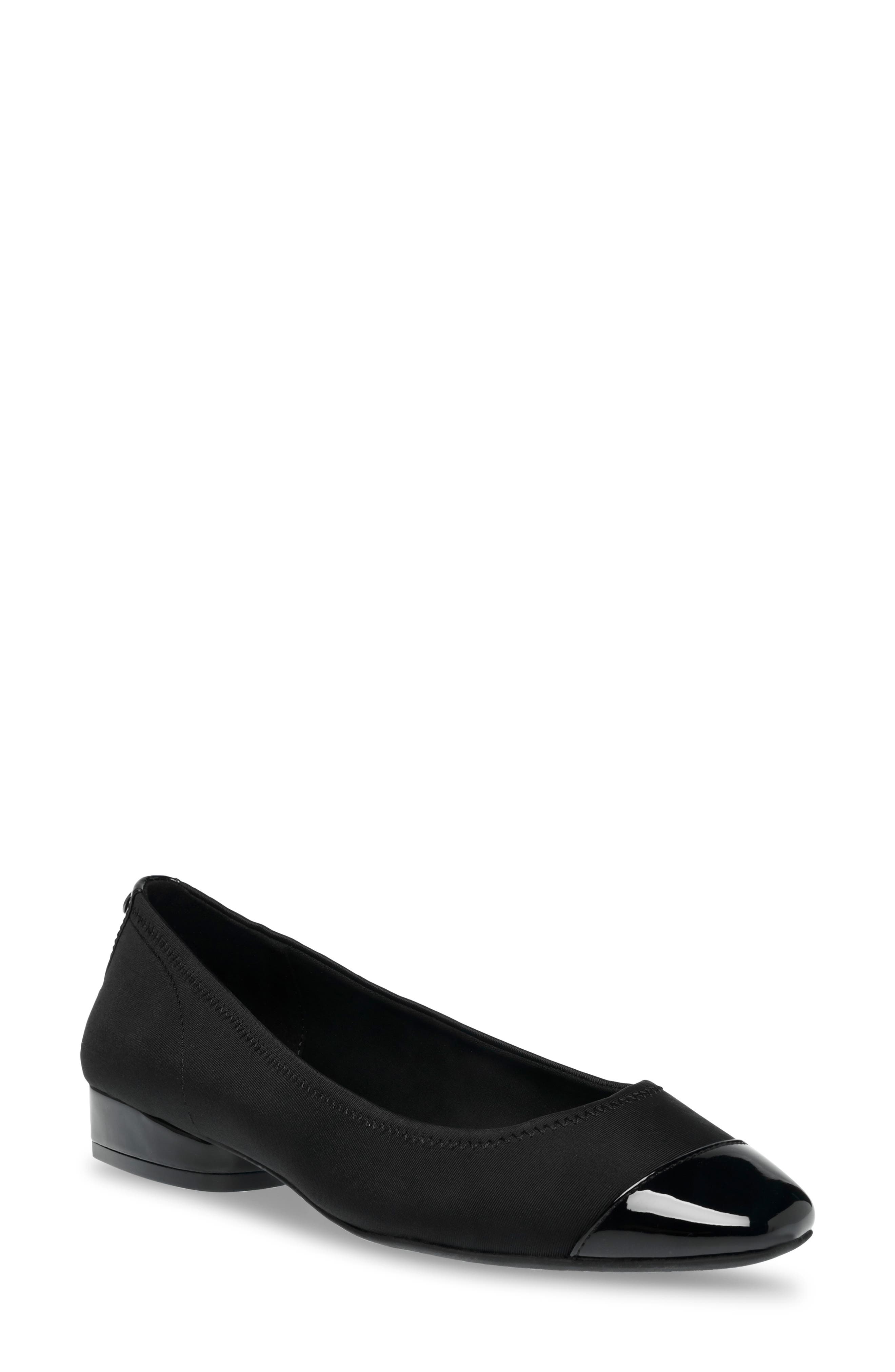Anne Klein Carlie Flat, Main, color, Black
