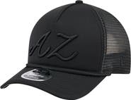 New Era Men's New Era Black Arizona Diamondbacks City Initial 9FORTY A-Frame M-Crown Adjustable Trucker Hat