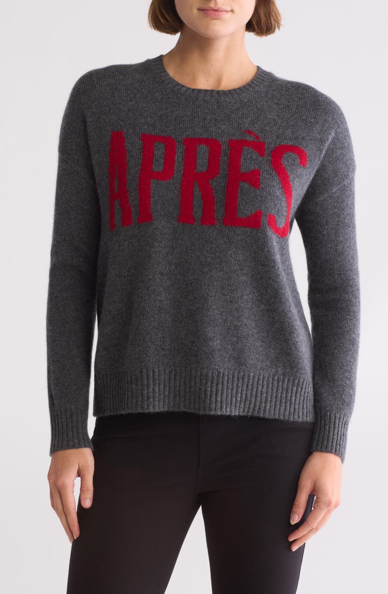 T Tahari Après Cashmere Sweater, Main, color, 