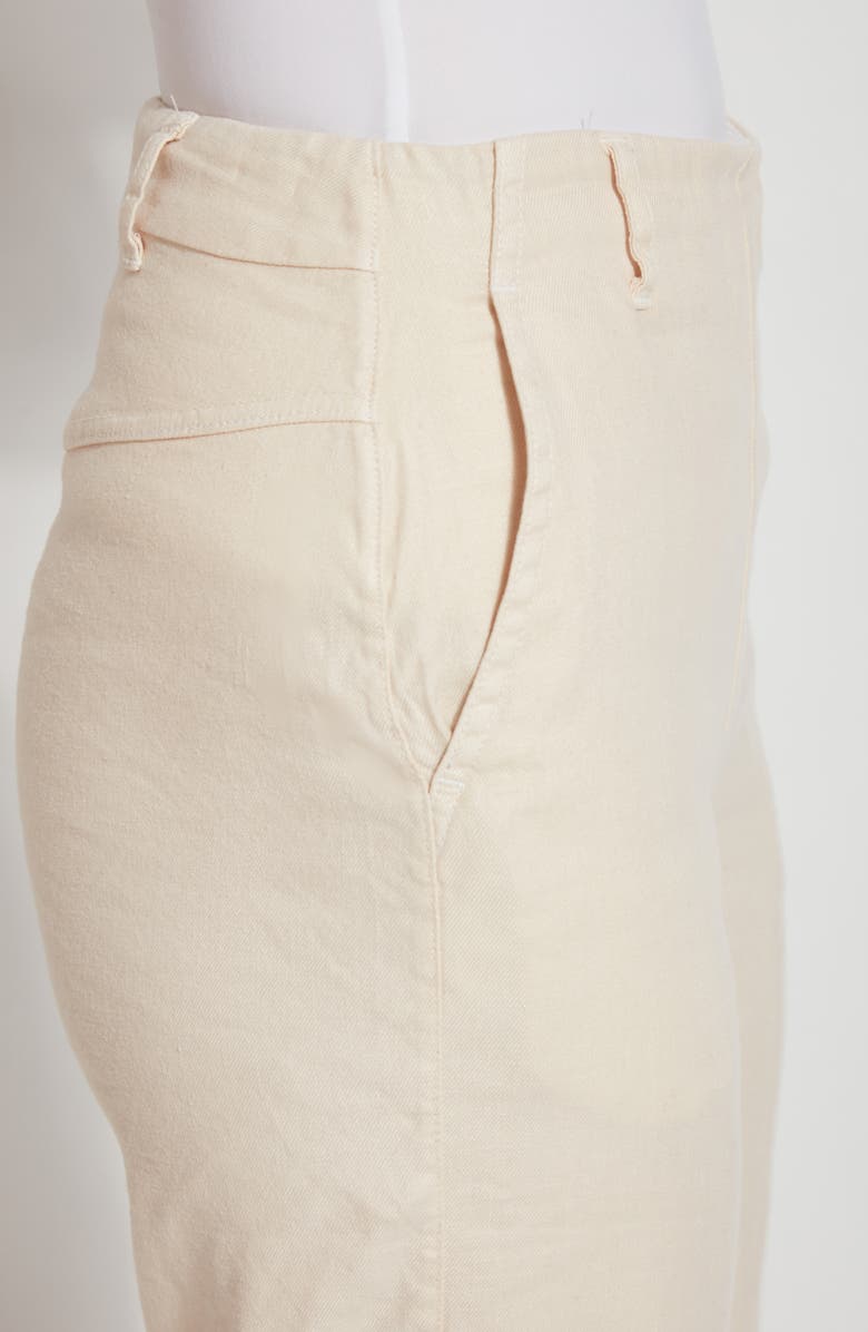 Lysse Brooke Linen Blend Crop Wide Leg Pants, Alternate, color, Crisp Chino