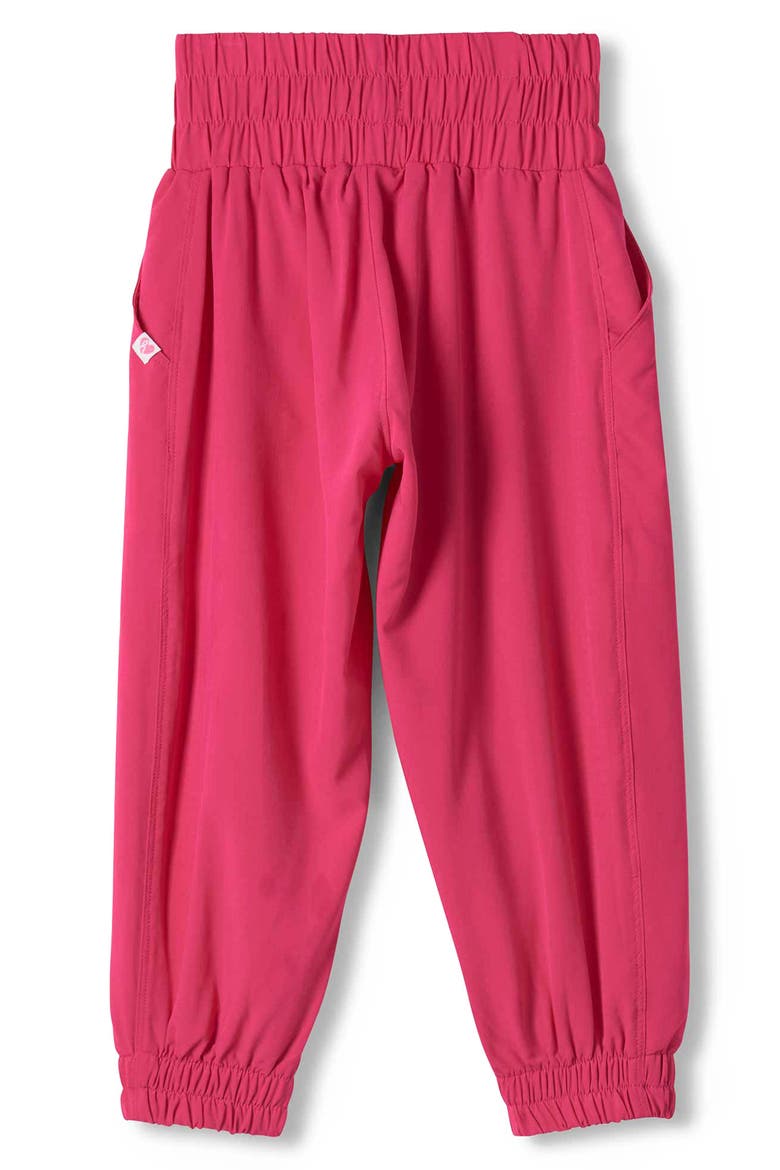 Kids' Mesh Lined Active Pants, Alternate, color, PINK YARROW