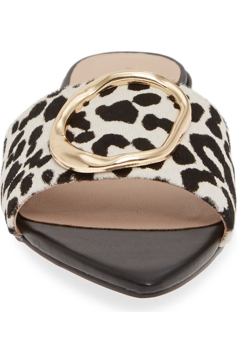 Something Navy Cassie Genuine Calf Hair Slide Sandal, Alternate, color,