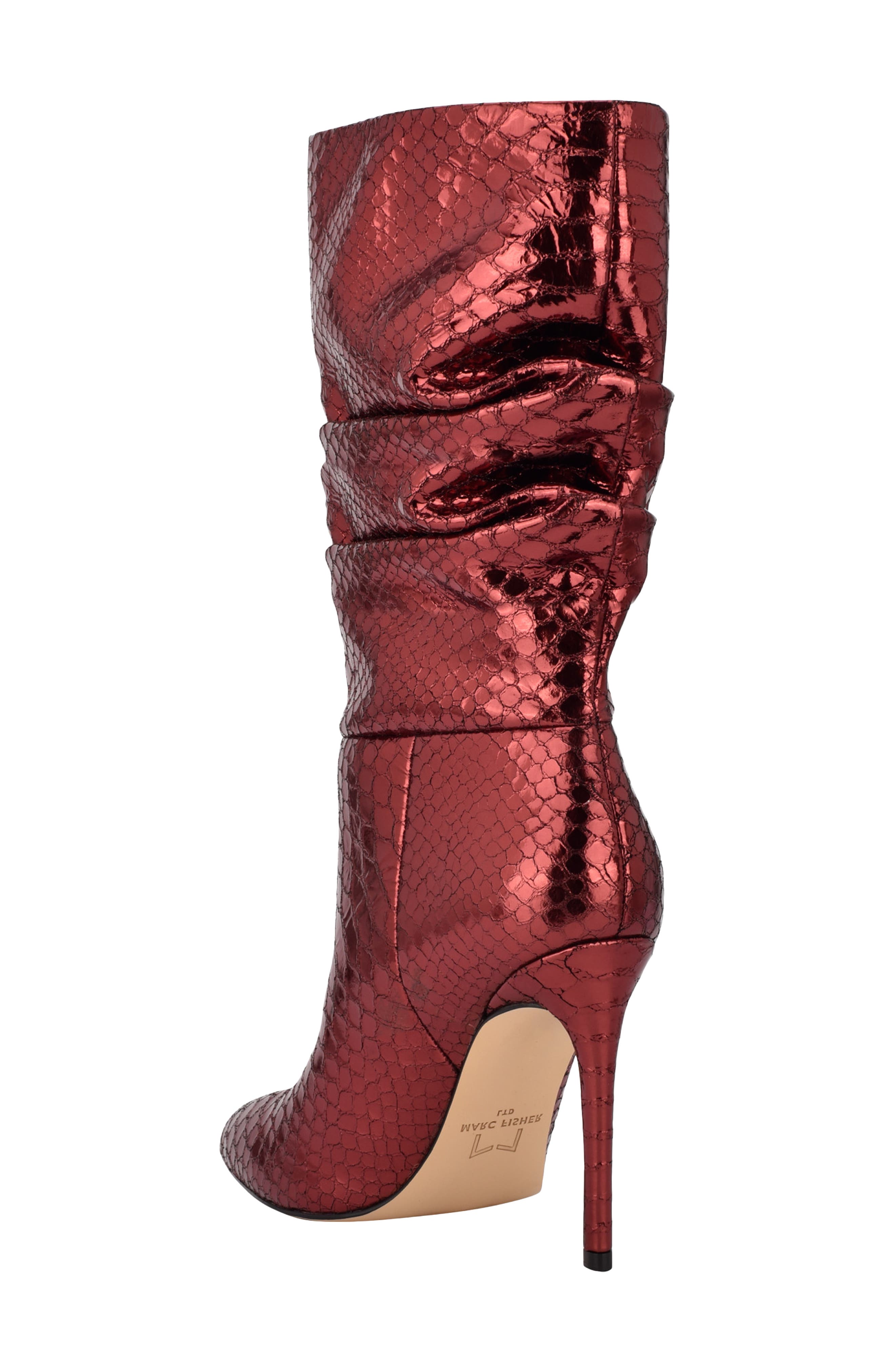 Romy Pointed Toe Boot, Alternate, color, DARK RED