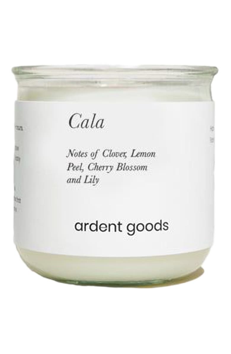Ardent Goods Cala Spanish Glass Candle, Main, color, NO COLOR
