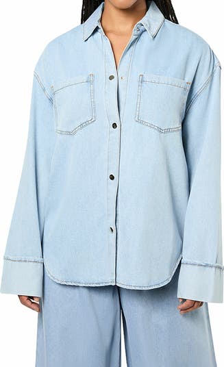 Denim Cuff Shirt