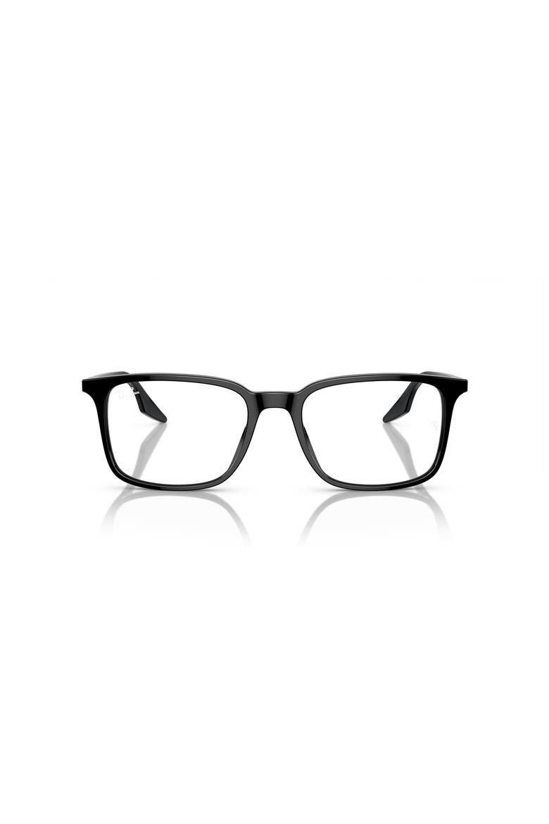 55mm Rectangle optical glasses, Alternate, color, Black
