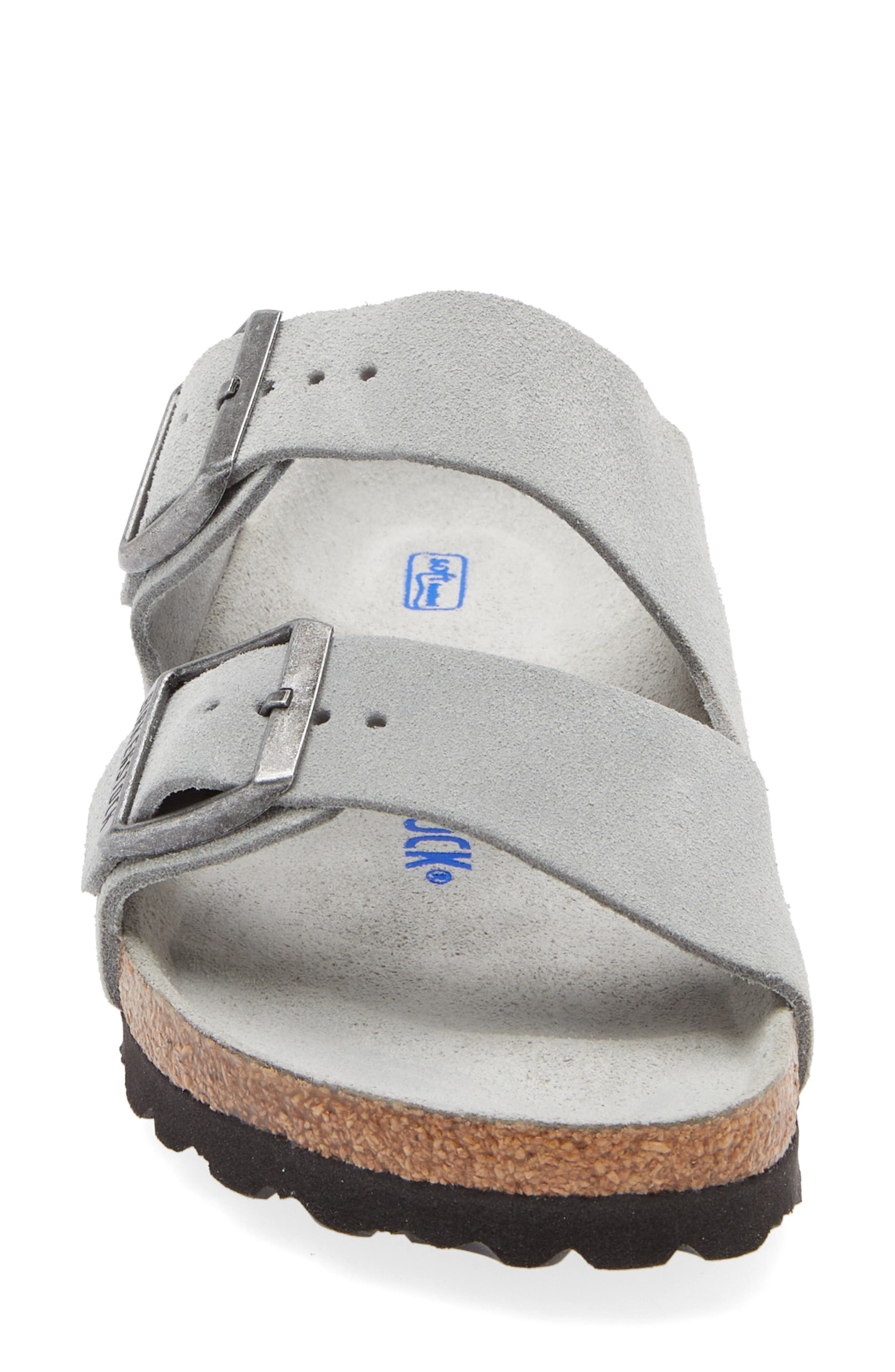 Arizona Soft Footbed Slide Sandal, Alternate, color, PURE SAGE SUEDE