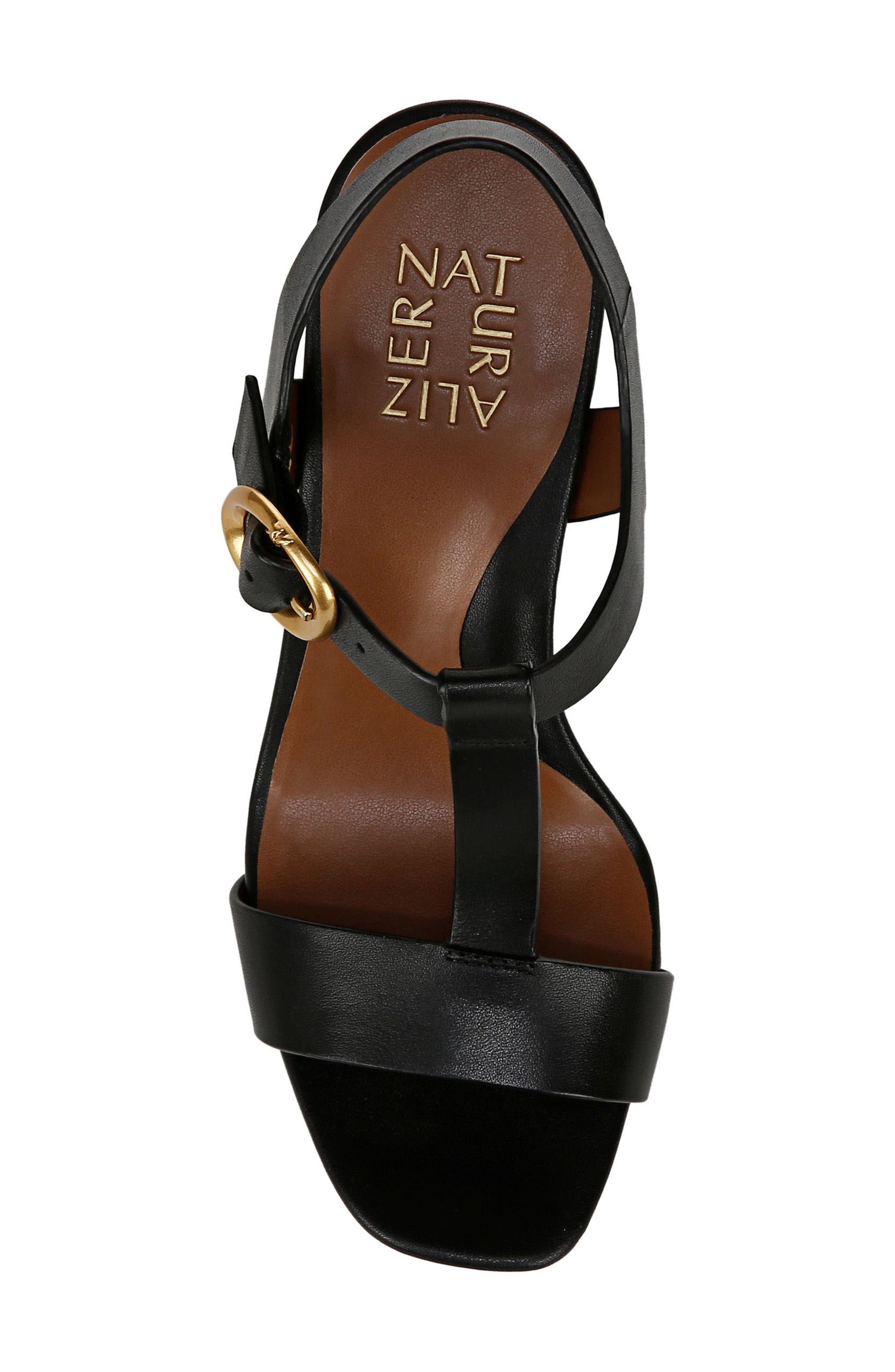 Naturalizer Jordis T-Strap Sandal, Alternate, color, Black