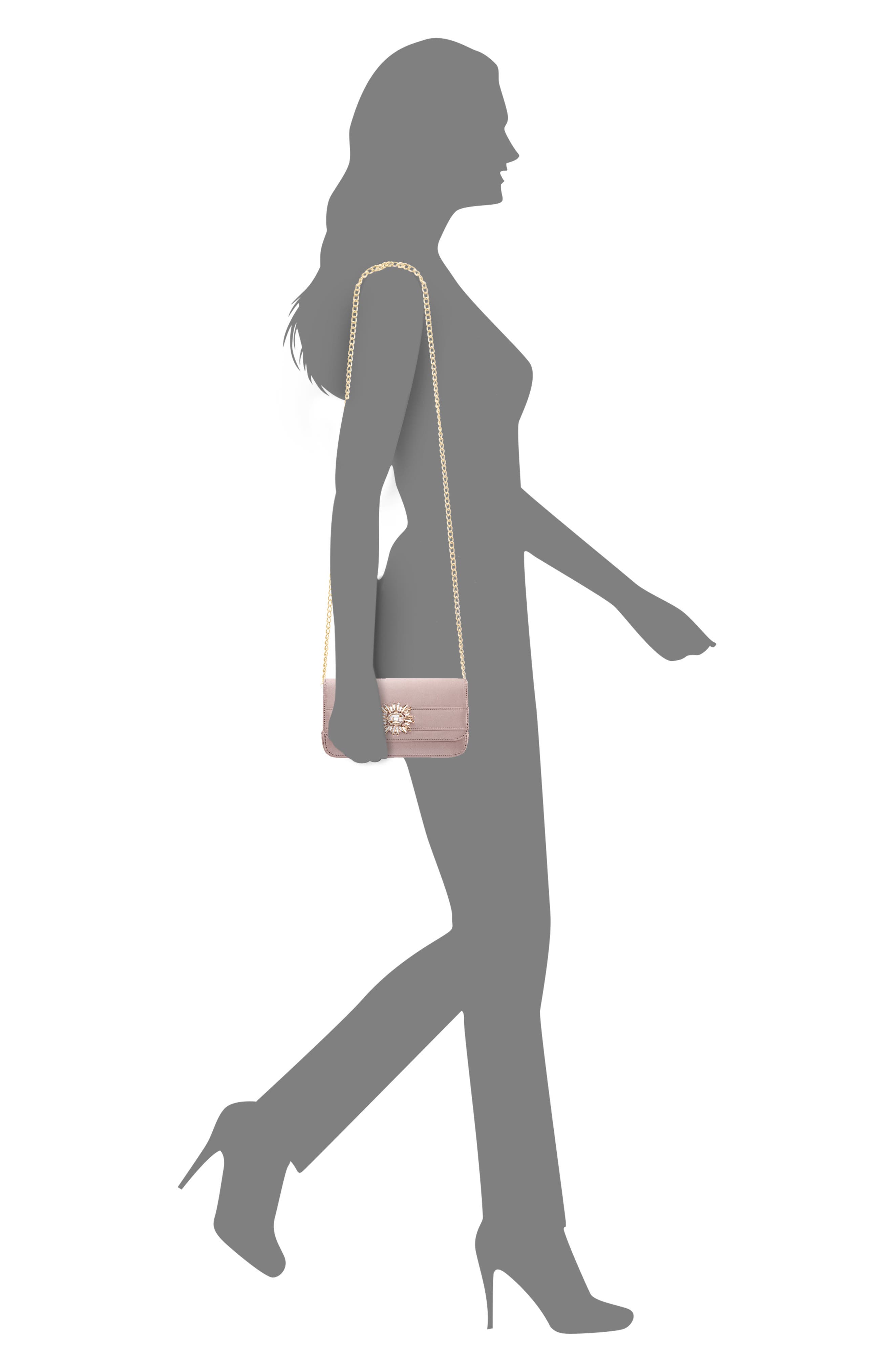 Nina Alina Clutch, Alternate, color, Honey