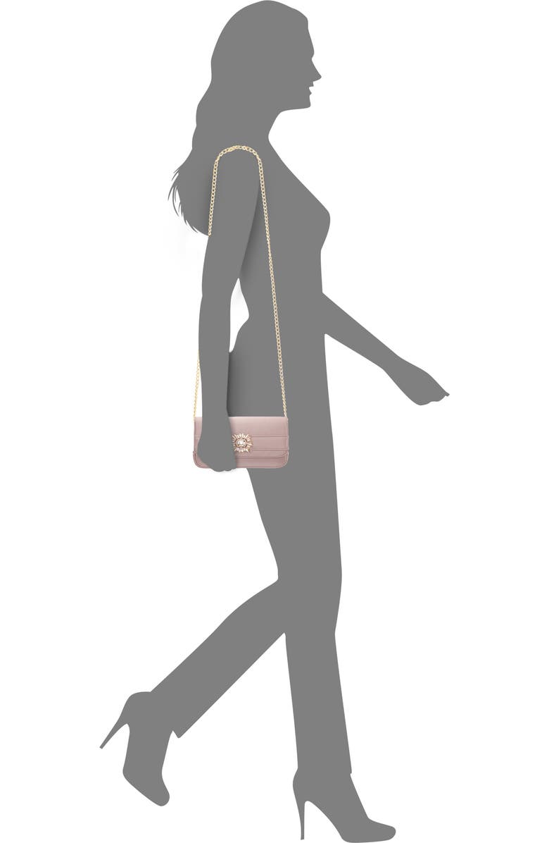 Nina Alina Clutch, Alternate, color, Honey