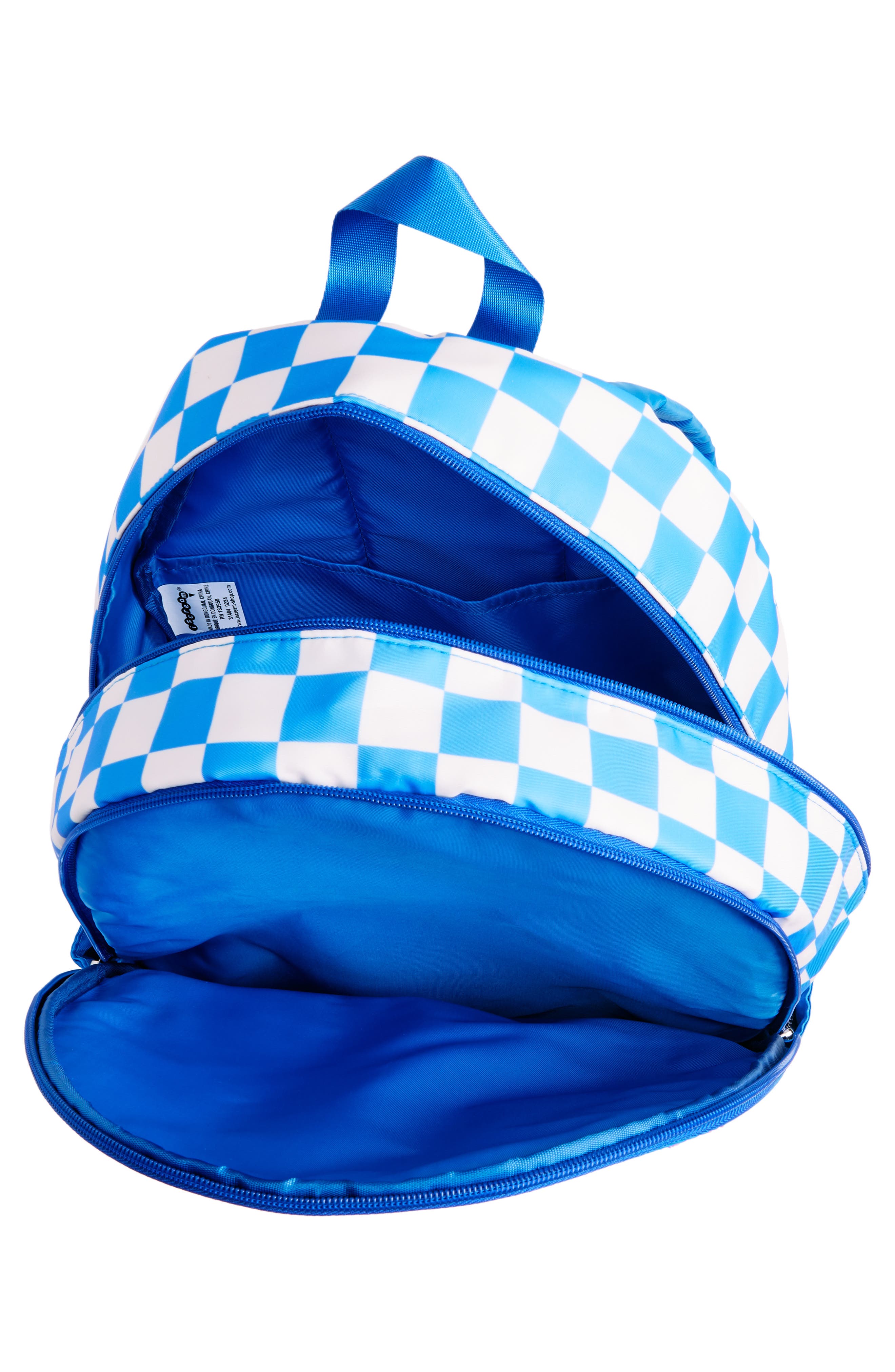 Iscream Kids' Star Checkered Backpack, Alternate, color, 