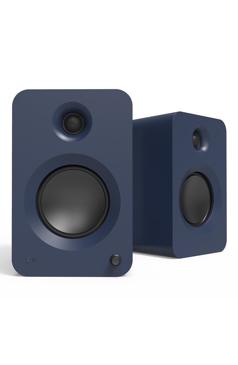 Kanto REN Powered Bluetooth Bookshelf Speakers - Pair, Main, color, Dark Blue