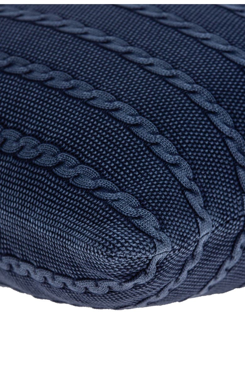 PARKLAND COLLECTION Danza Transitional Pillow - 18" x 18" - Blue, Alternate, color, Blue