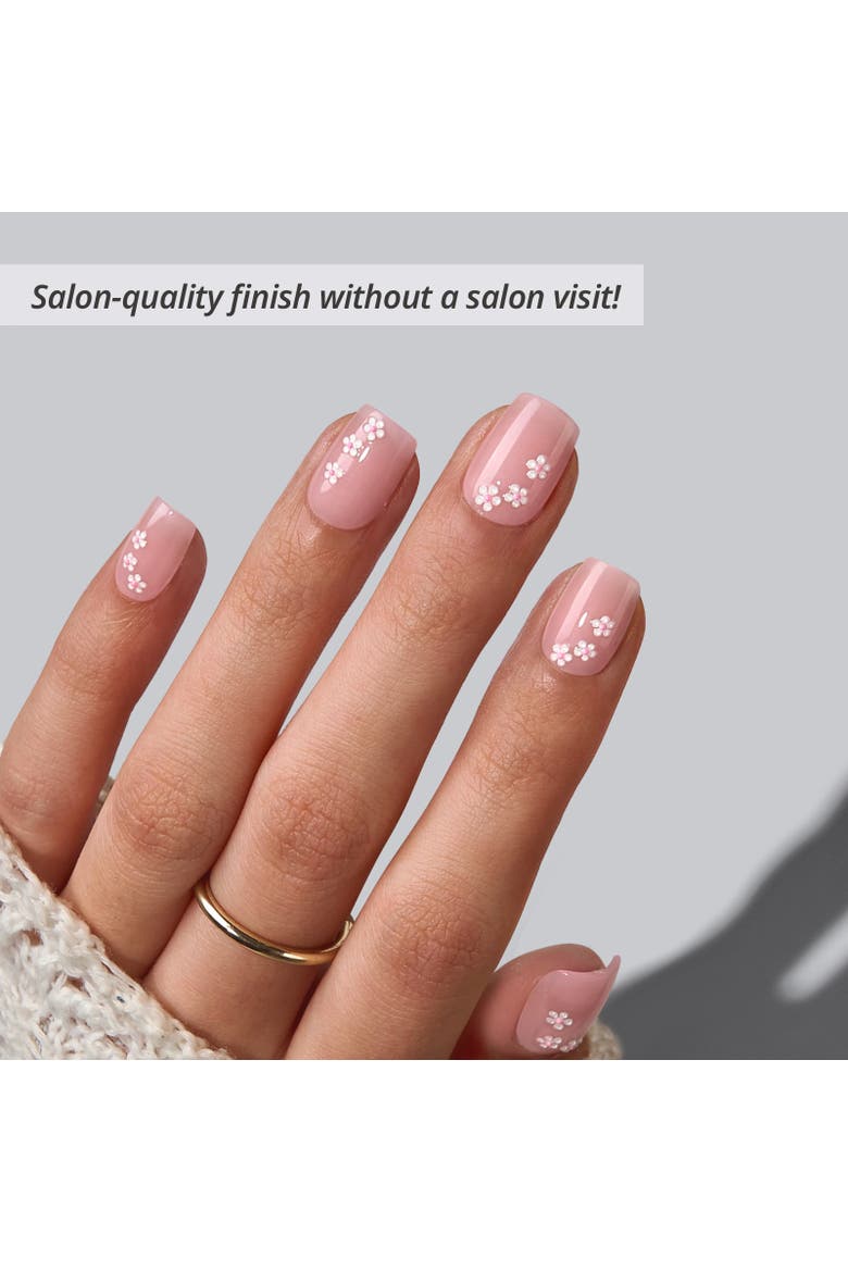 Press-on Nails Set Short Square, Main, color, Petalfall