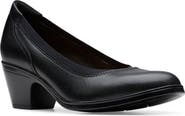 Clarks® Emily2 Edyth Leather Pump