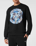 PLEIN SPORT Sweatshirt Ls Carbon Tiger Men