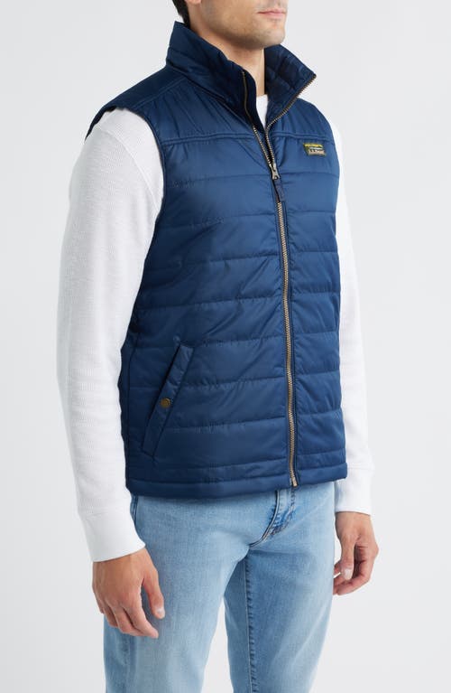 L.l.bean Mountain Classic Weather Resistant Puffer Vest In Blue