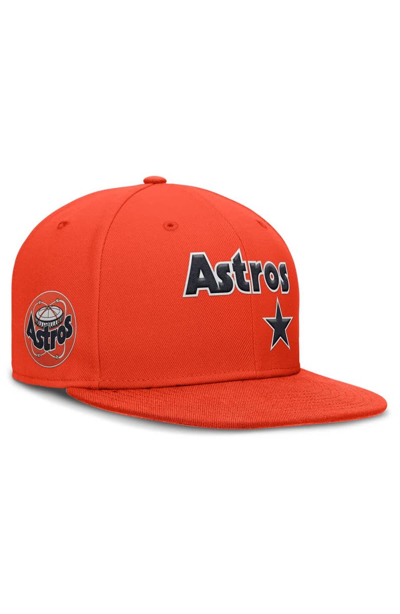 Nike Men's Nike Orange Houston Astros Cooperstown True Performance Fitted Hat, Alternate, color, 