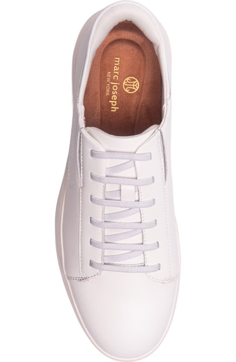 Marc Joseph New York River St Hands-Free Slip On Technology Leather Fashion Sneakers, Alternate, color, White Napa Leather