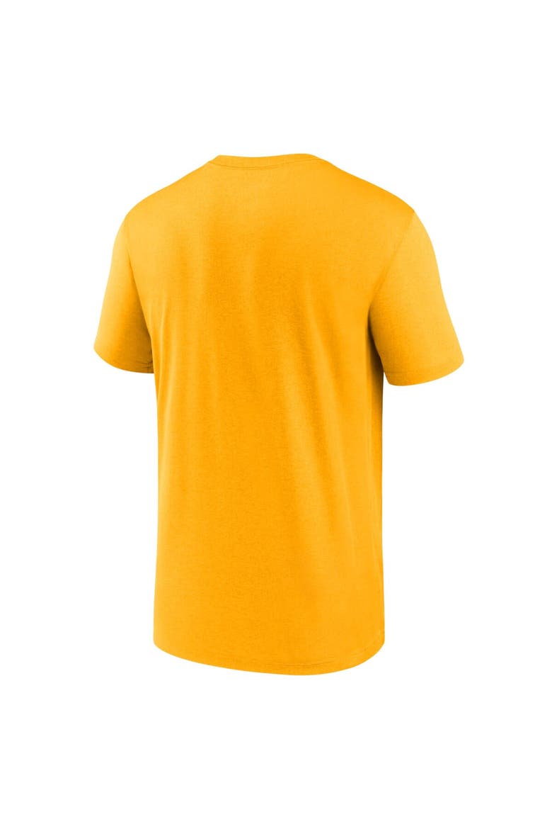 Men's Nike Gold Iowa Hawkeyes Primetime Legend Wordmark T-Shirt, Alternate, color, Gold