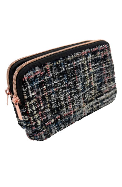 Mytagalongs Double Zip Easy View Pouch In Multi