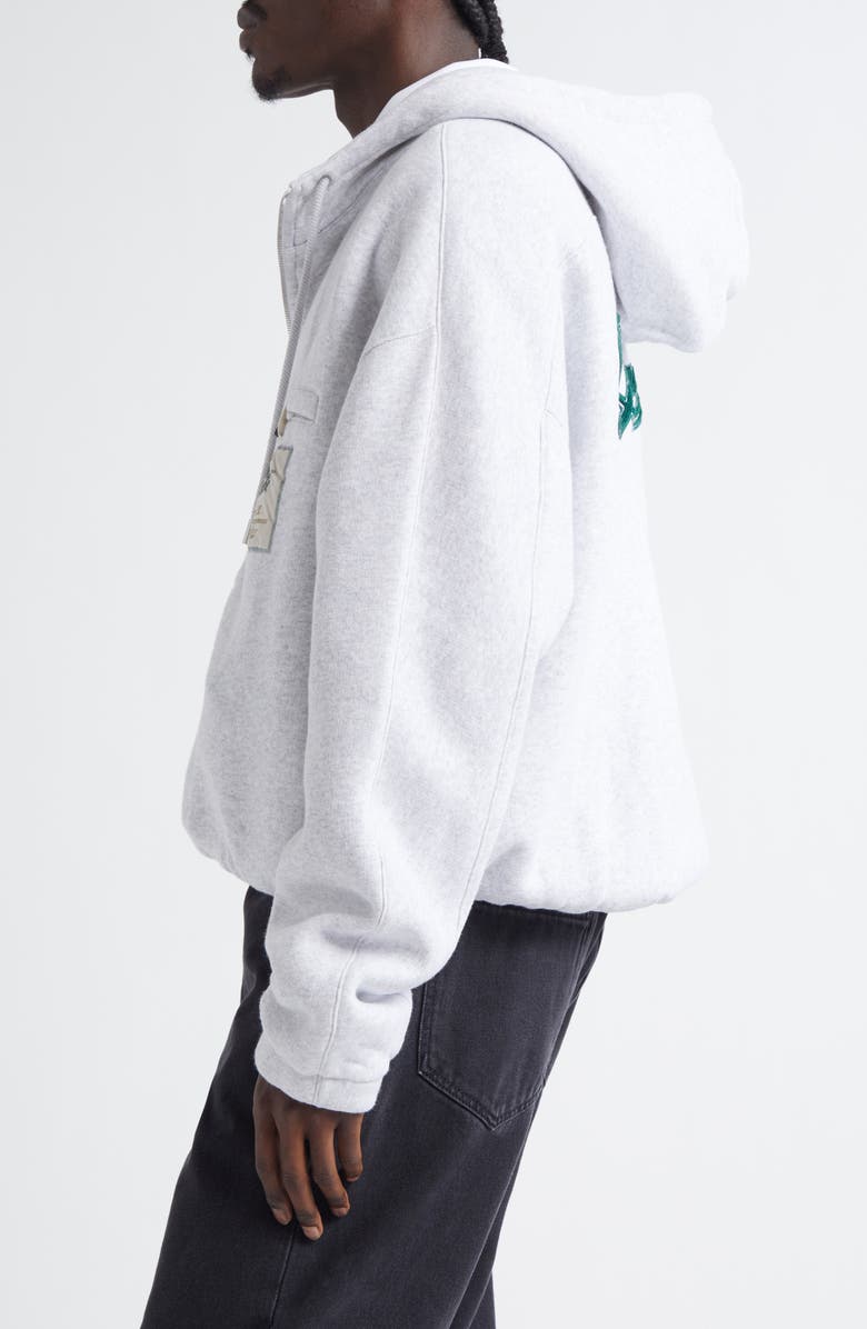 Jacquemus Le Hoodie Torneo Club Logo Patch Cotton Hoodie, Alternate, color,