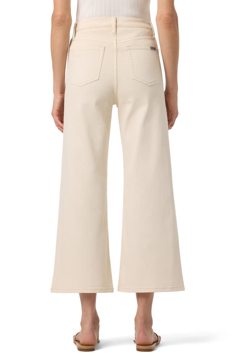 Joe's High Waist Ankle Wide Leg Jeans, Alternate, color, Ecru