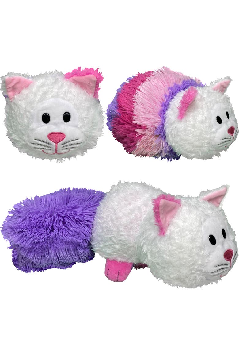 Magic Tails Pink Unicorn To White Cat 2 In 1 Animal Plush, Alternate, color, Multicolored