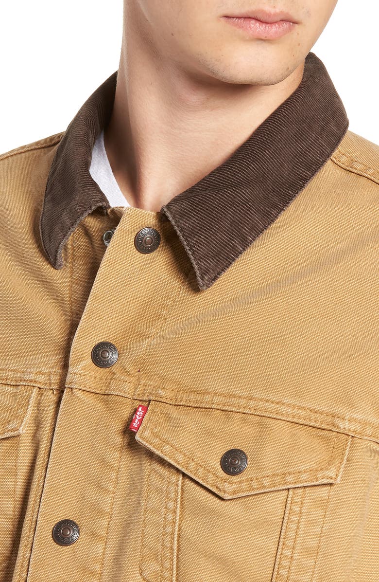 Levi's<sup>®</sup> x Justin Timberlake Canvas Trucker Jacket, Alternate, color,