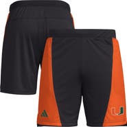 adidas Men's adidas  Black Miami Hurricanes Designed for Training 7" AEROREADY Shorts