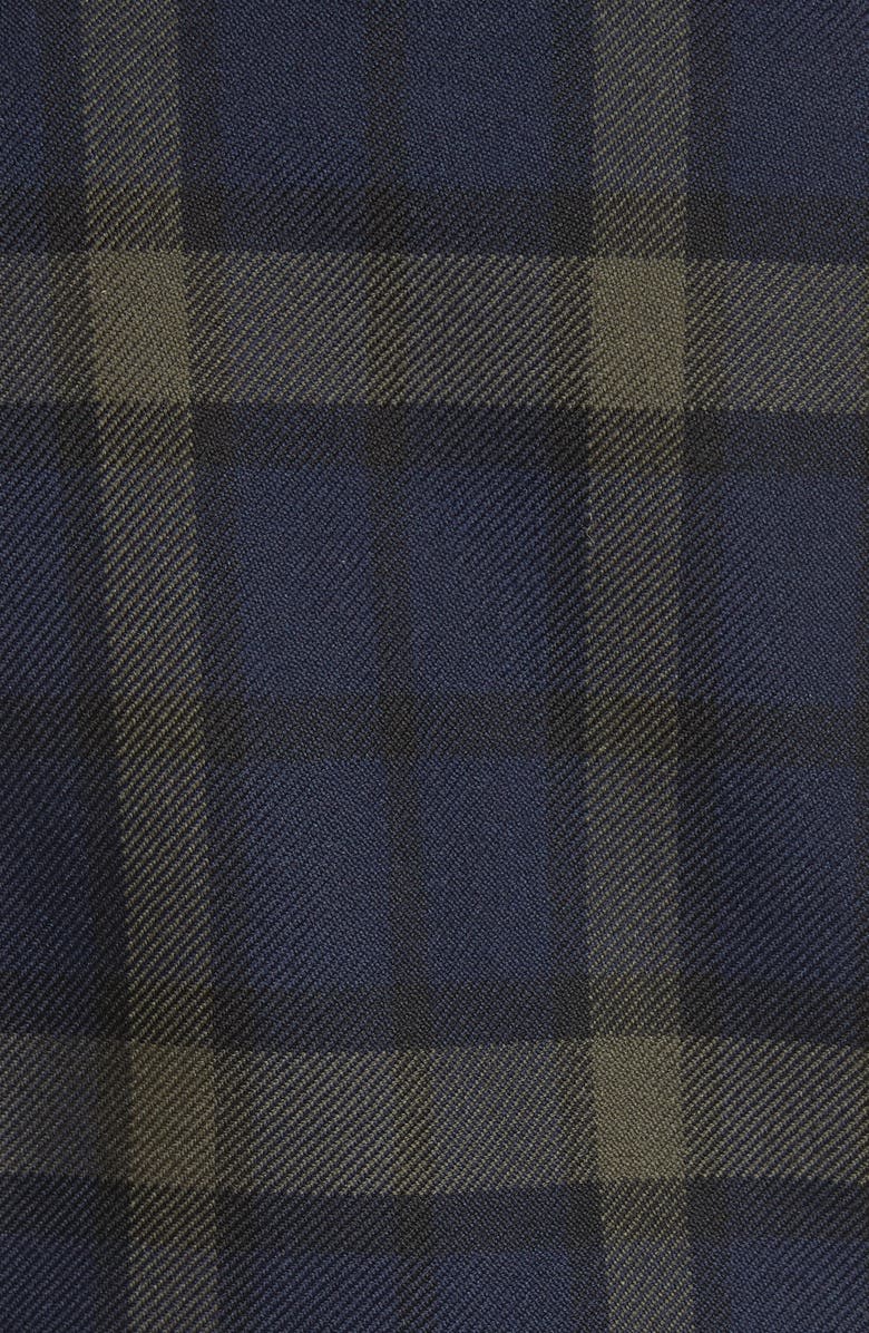 Smythe Pouf Sleeve Plaid Blazer, Alternate, color, 