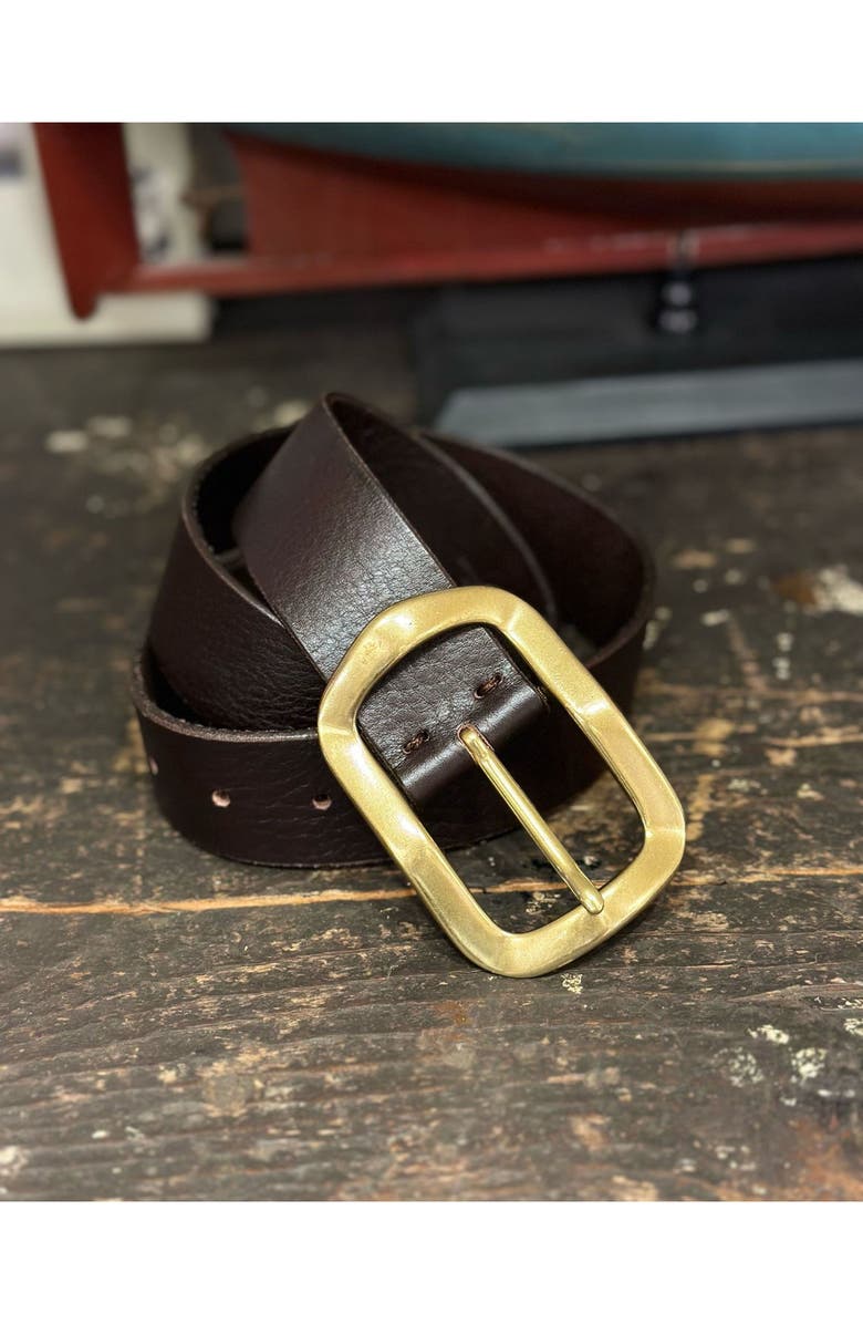 Fortela Grace Leather Belt, Alternate, color, Brown