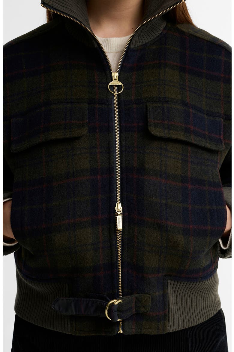 Ivybridge Tartan Wool Blend Jacket, Alternate, color, SHADOW CLASSIC TARTAN