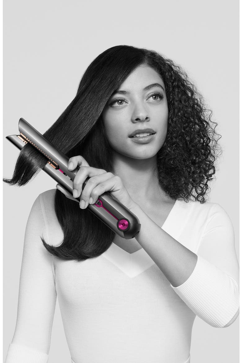 Corrale™ Straightener - Refurbished, Alternate, color, NICKEL/ FUCHSIA