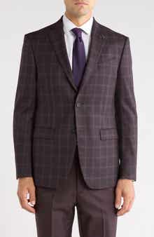 Check Wool Blend Sport Coat