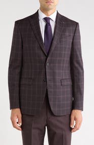 John Varvatos Check Wool Blend Sport Coat