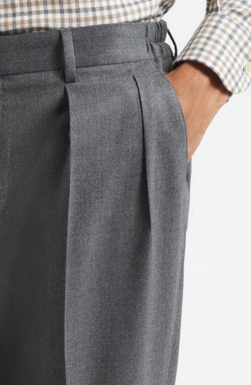 Boglioli Stretch Wool Mario Trousers In Gray