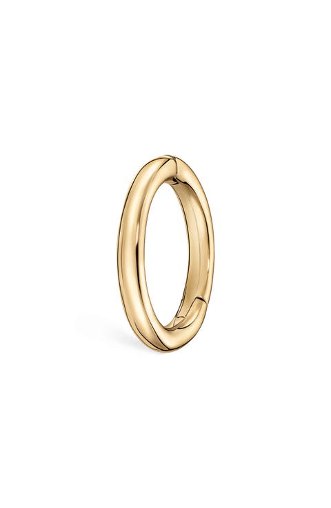 14K Gold Plain Clicker
