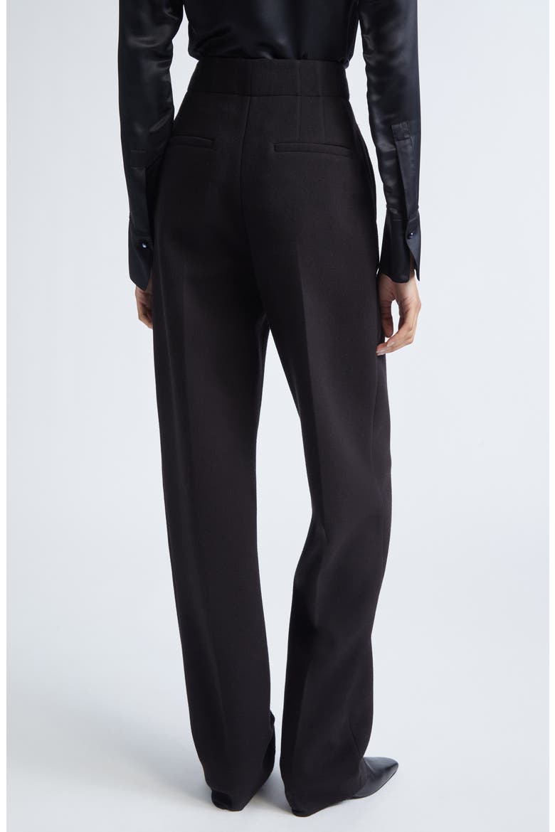 Zee High Waist Scuba Pants, Alternate, color, BLACK