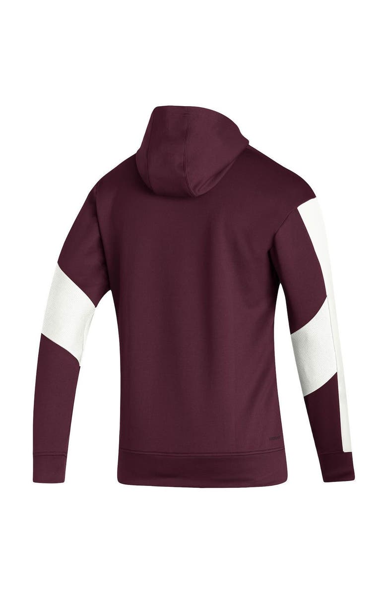 adidas Men's adidas Maroon Mississippi State Bulldogs 2021 Sideline AEROREADY Hoodie, Alternate, color, 