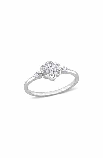 DELMAR Floral Diamond Ring - 0.08ct.