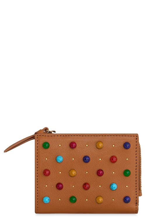 Rebecca Minkoff Slim Megan Leather Wallet In Brown