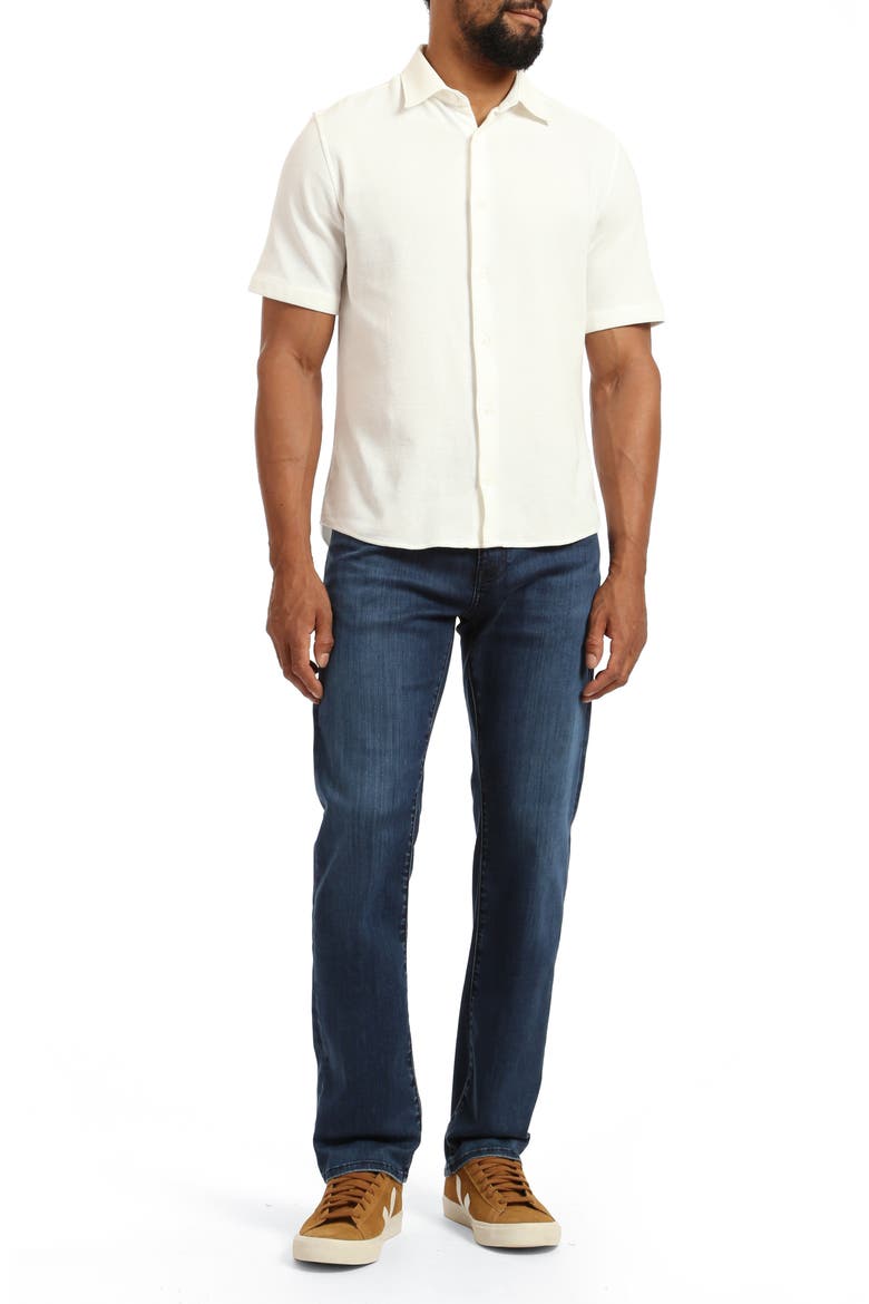 Zach Straight Leg Jeans, Alternate, color, DARK TONAL BRUSHED SUPERMOVE