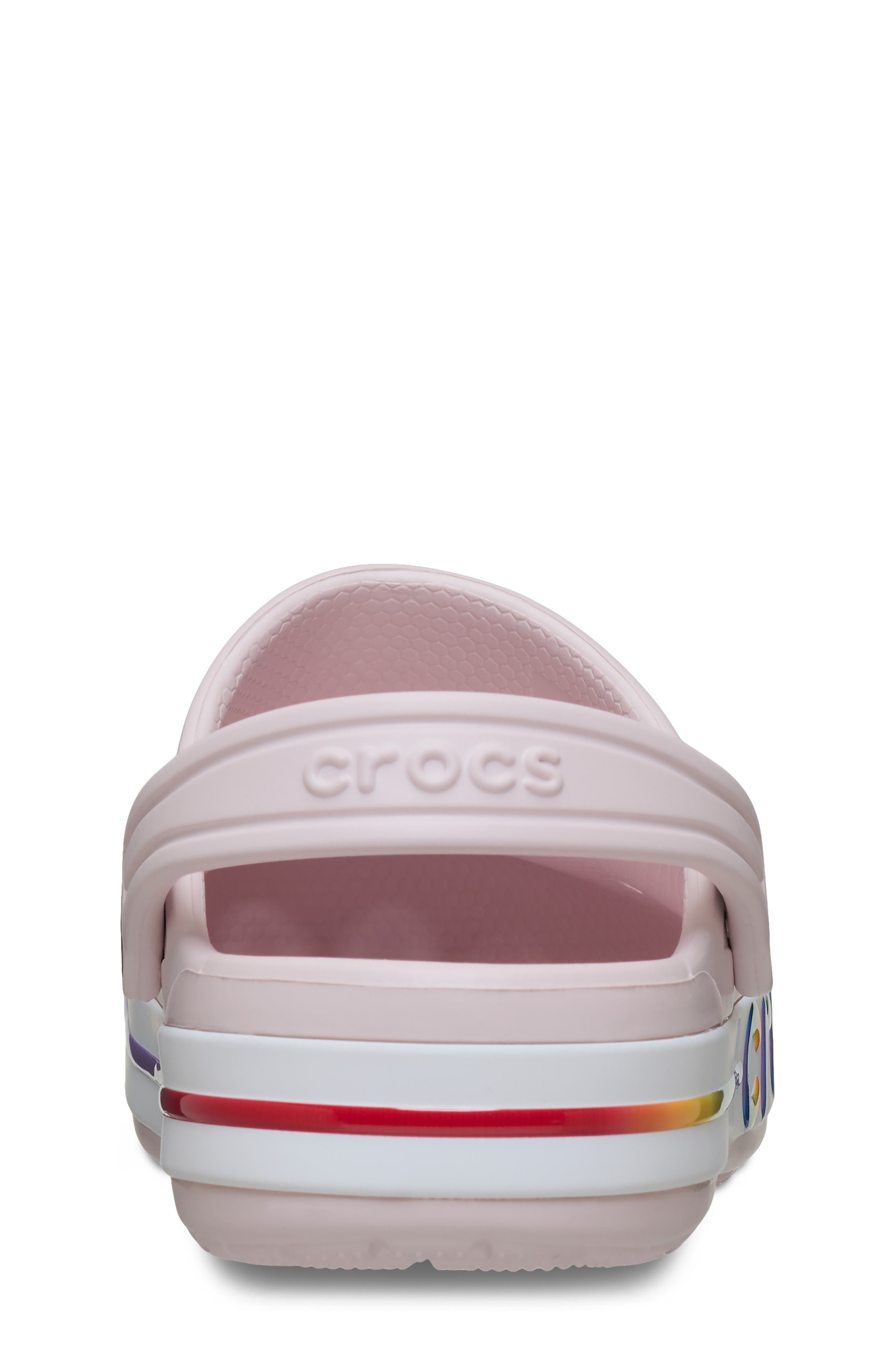 Kids' Bayaband Rainbow Band Clog, Alternate, color, BARELY PINK