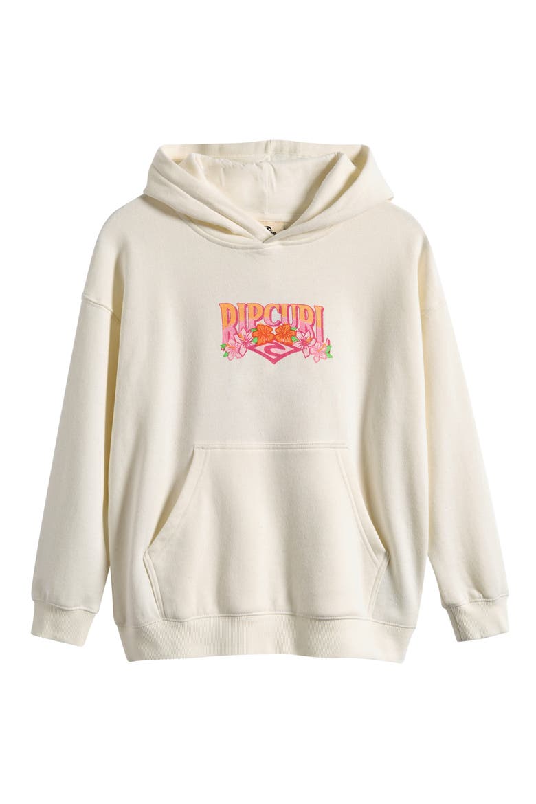 Kids' Tropical Dawn Hoodie, Main, color, BONE