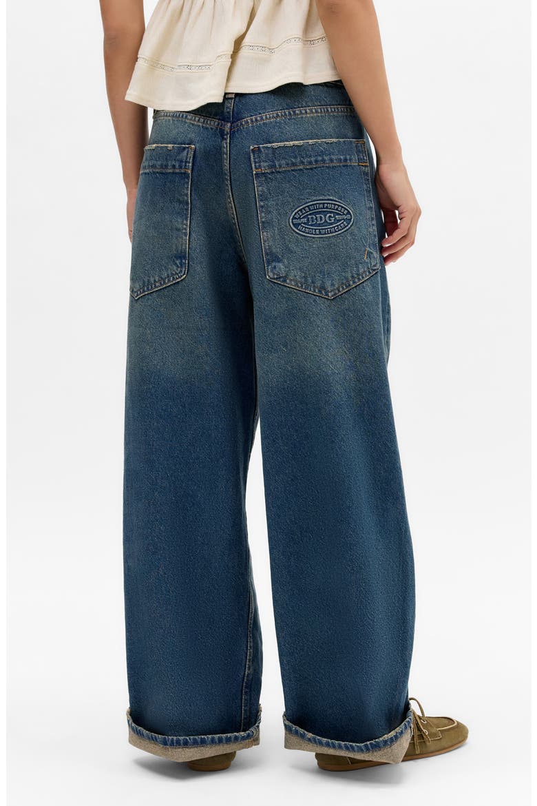Jaya Low Rise Wide Leg Jeans, Alternate, color, TINTED BLUE