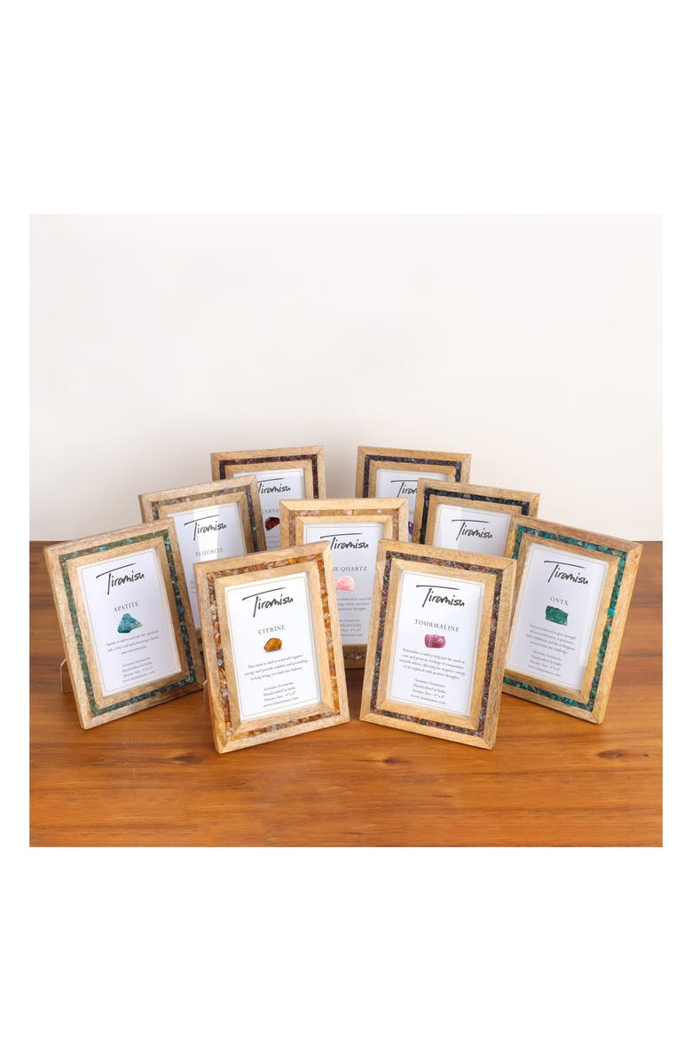 Tiramisu Gemstone Picture Frame, Alternate, color, Black