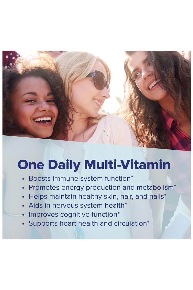 One Daily Multi-Vitamin Instant Dissolve Tablets, Alternate, color, White