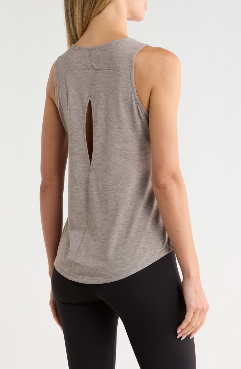 APANA Levitate Keyhole Back Tank, Alternate, color, Driftwood